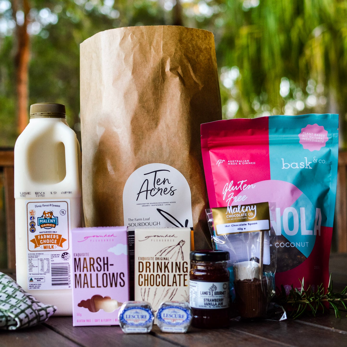 Winter Warmer Provisions - Milk, Sourdough, Eggs, Coffee, Bacon, Butter & Jam