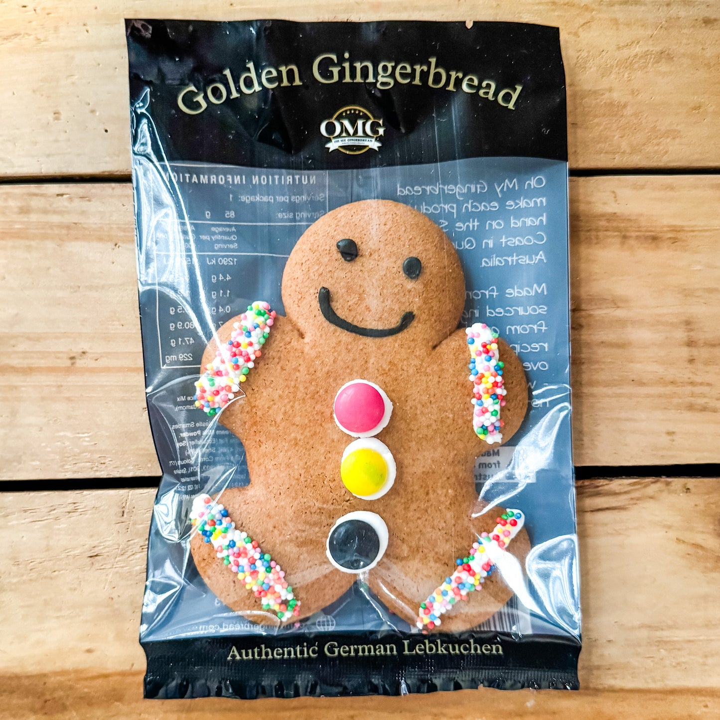 OMG Golden Gingerbread Man 85g
