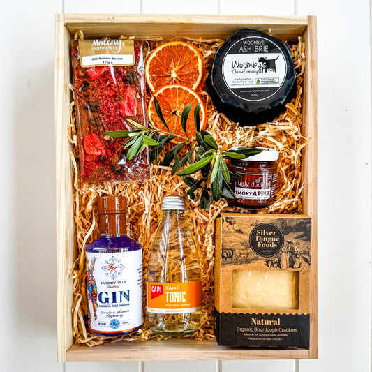 Sunshine Coast Gin & Cheese Hampers