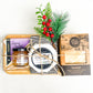 Christmas cheese platter + timber platter from Fab Slabs