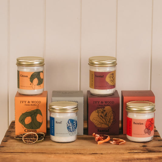 Ivy & Wood Candles - Homebody Collection