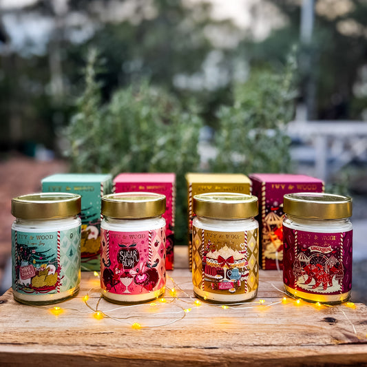 Ivy & Wood Christmas Candles