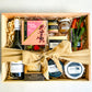 Taste of the Sunshine Coast Cheese Platter with Wine - wooden hamper