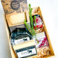 Taste of the Sunshine Coast Cheese Platter - wooden hamper