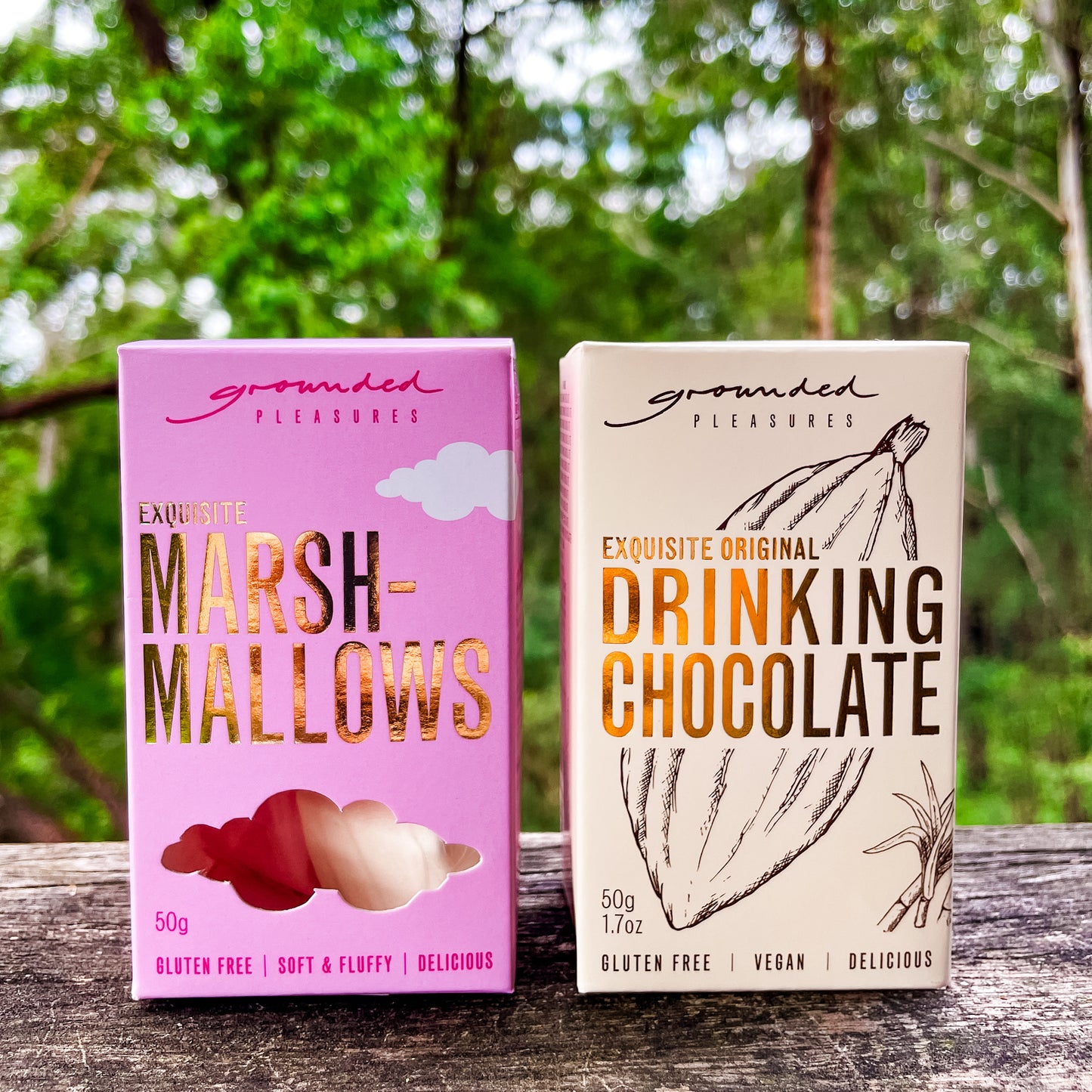 Grounded Pleasures Hot Chocolate & Marshmallow set