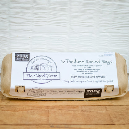 'Tin Shed Farm' Pasture Raised Eggs